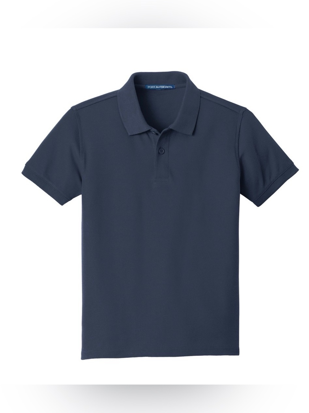 Port Authority Youth Short Sleeves Polo Navy